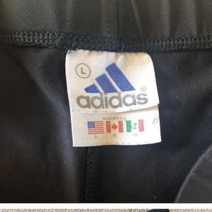 adidas Bottoms - Adidas | Biker Spandex Shorts Black & White Stripe adidas Bottoms - Adidas | Biker Spandex Shorts Black & White Stripe